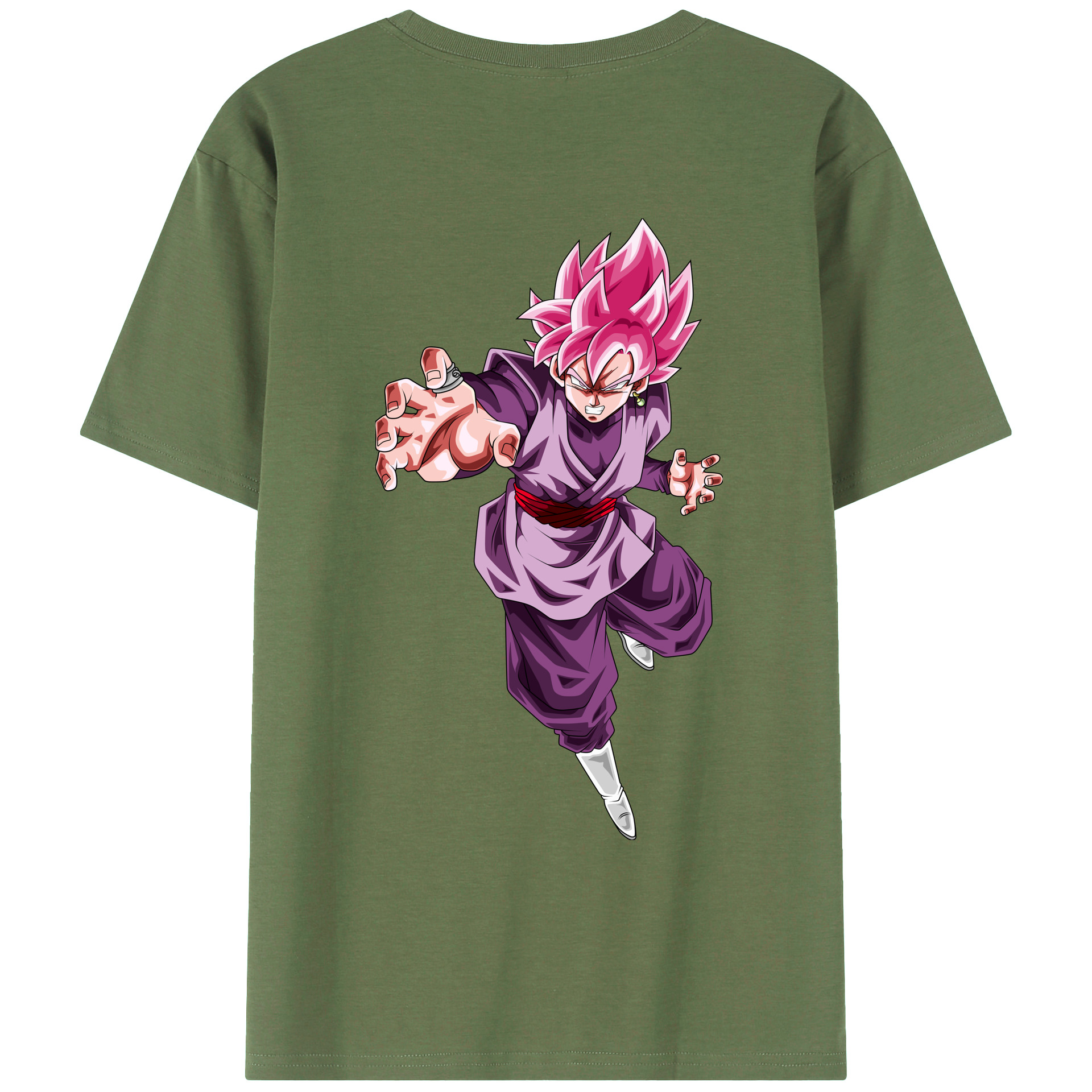 （画像用） ドラゴンボール ベジット DRAGON BALL Vegetto 綿100％ メンズ半袖Tシャツ（バックプリント） 通気性